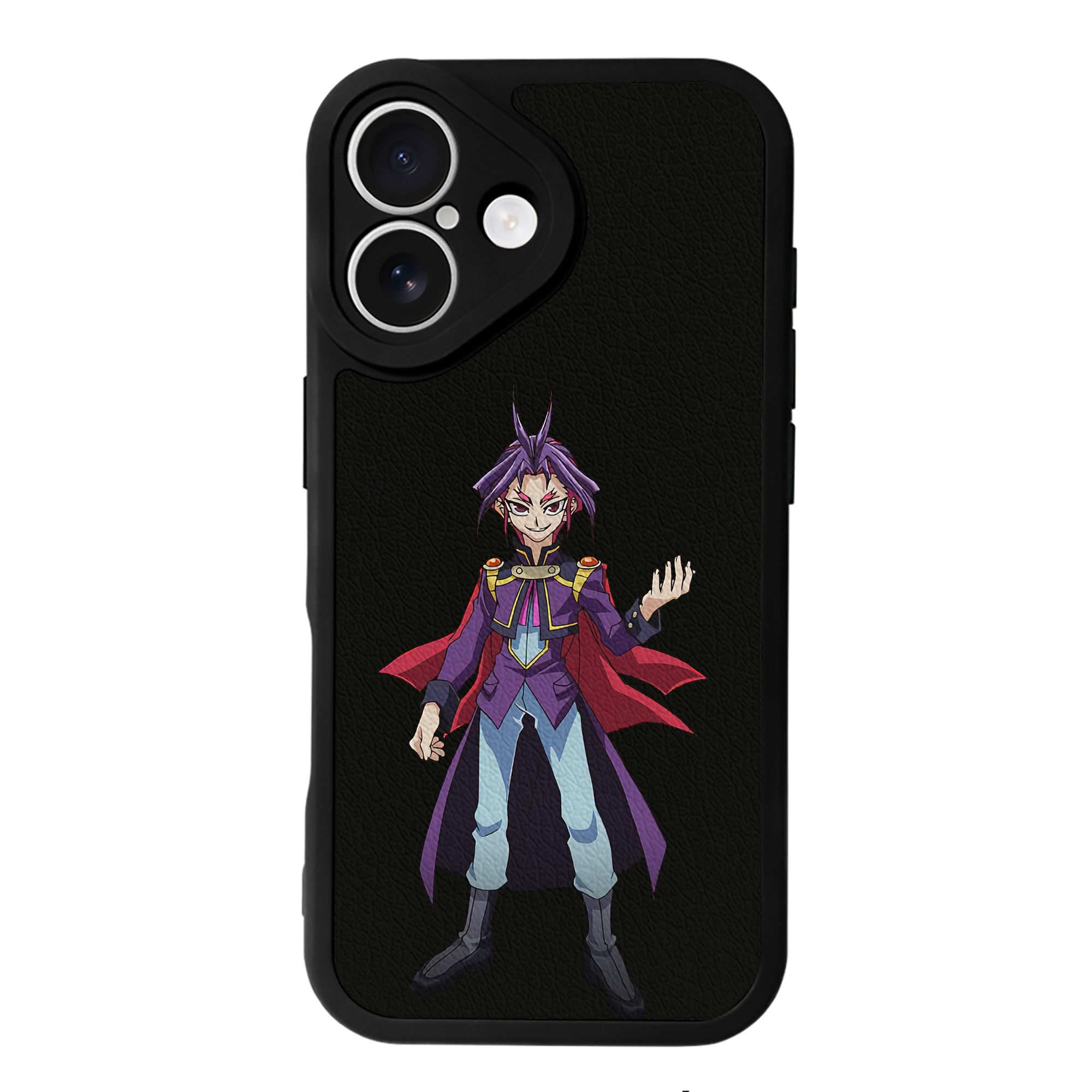 遊☆戯☆王 Yu-Gi-Oh! 【iPhone 16シリーズ対応】シリコンスマホケース（レザー調） 材質：シリコン